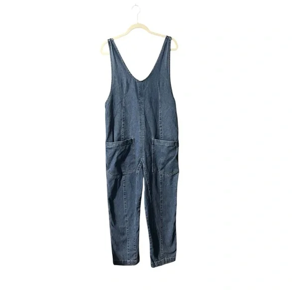 Happily Grey Slouchy Denim Jumpsuit - Picture 2 of 7
